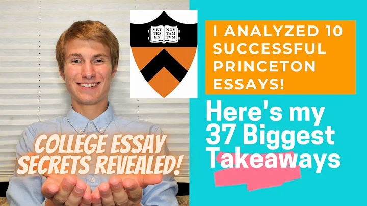 37 leçons tirées d'essais de Princeton : découvrez les secrets d'une admission réussie !