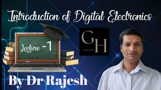 Lecture -1 Digital Electronics. #gateelectronics  #education  #gatehint #gate  By Dr Rajesh