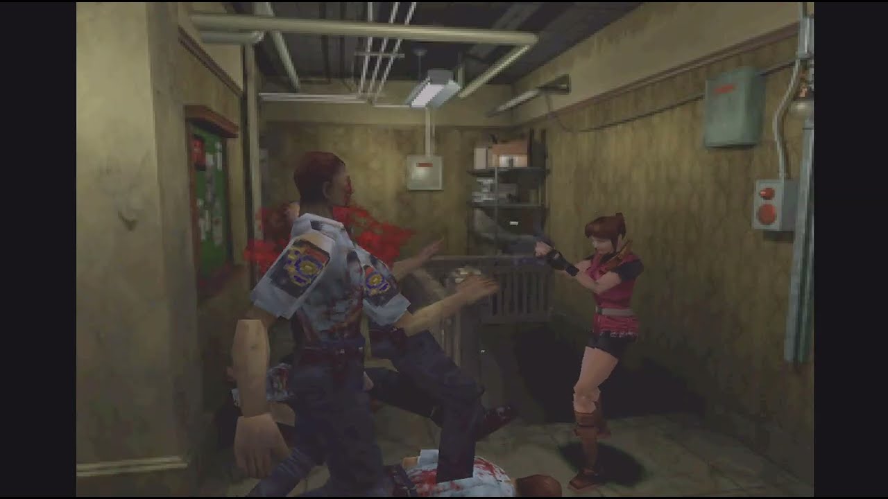 Resident Evil 2 part 7 mr x is hunting me down