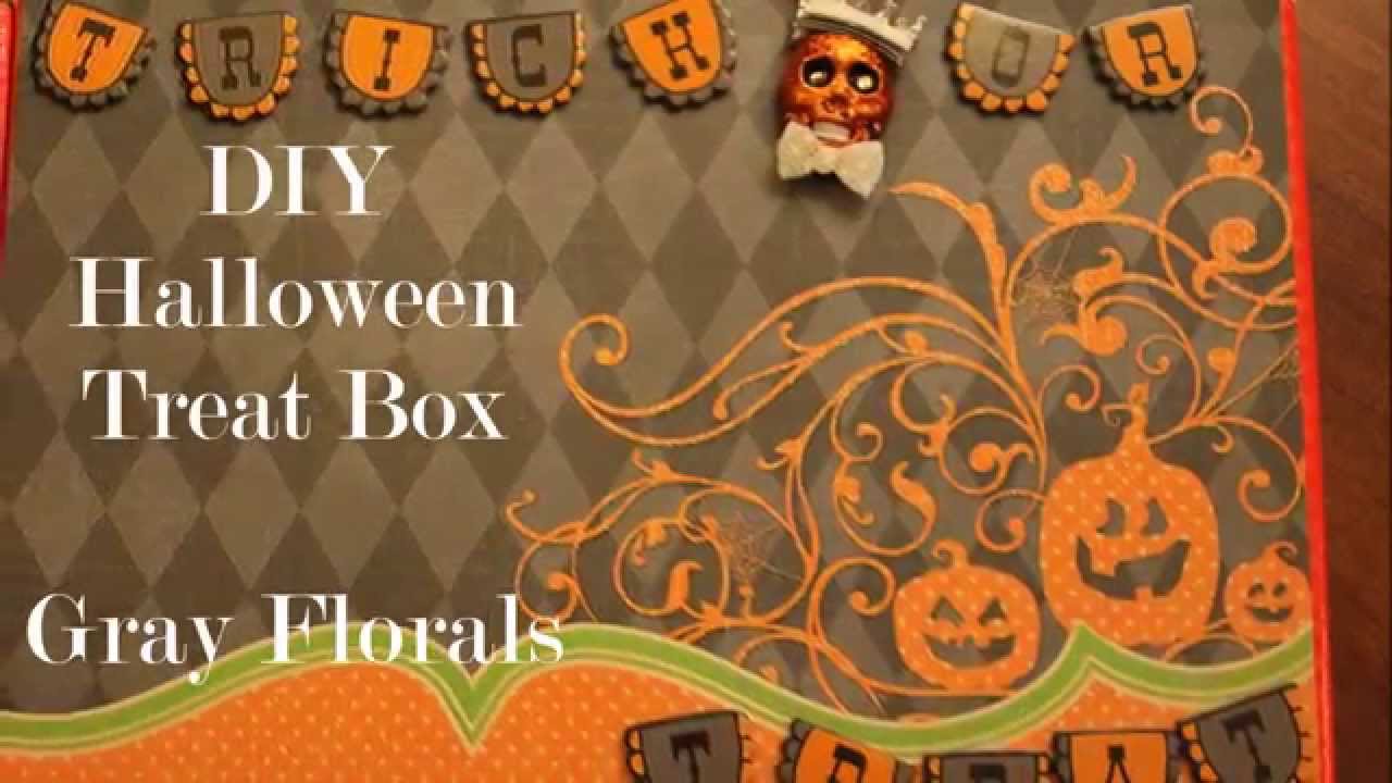 Easy DIY Halloween Gift Box // Halloween Hauntings YouTube