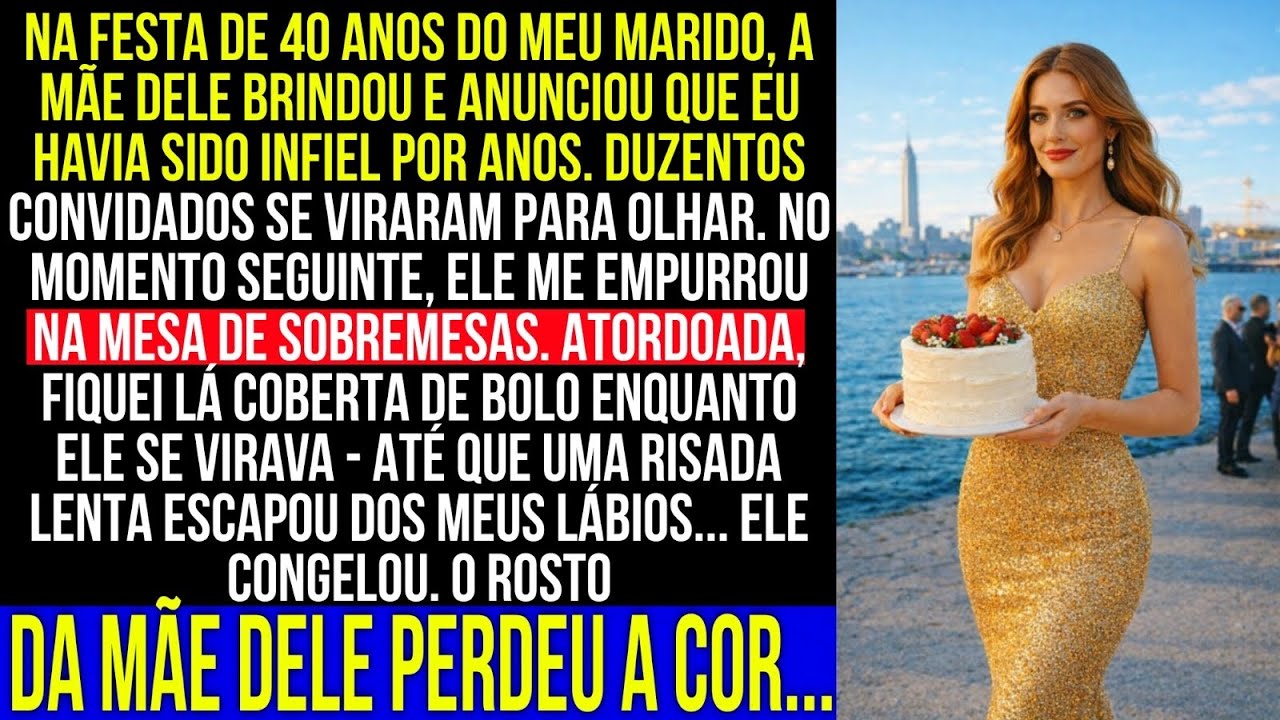 Na festa de 40 anos do meu marido, a mãe dele anunciou meu 