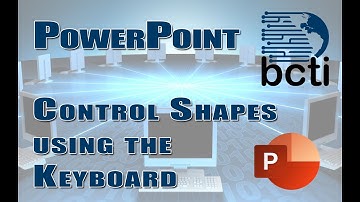 Microsoft PowerPoint - Control Shapes Using Keyboard Shortcuts