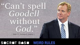 Famous Commissioner? God? Not much difference thanks to this NFL rule | Weird Rules Wealth