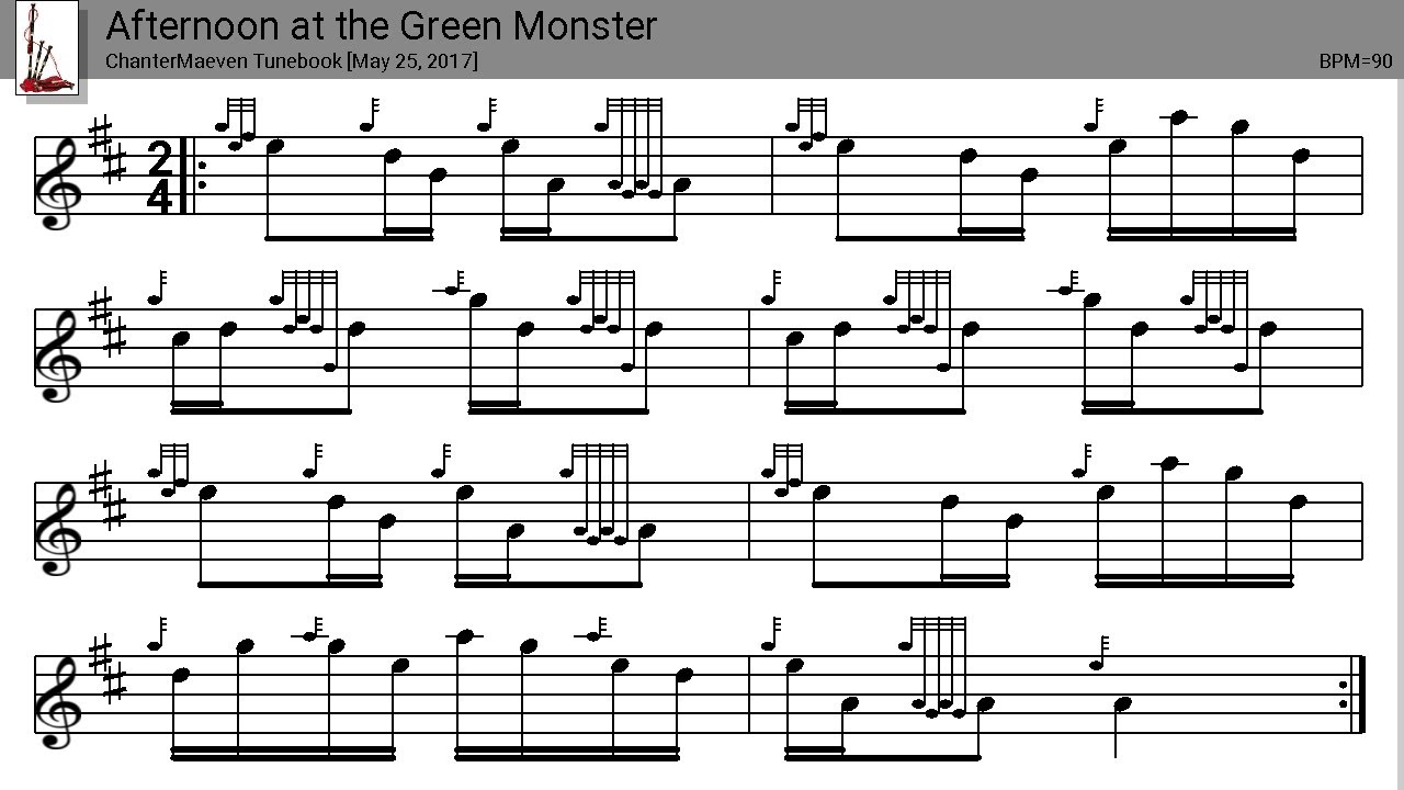 Tunebook Afternoon At The Green Monster Youtube