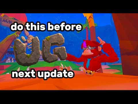 Do this before UGs next update