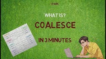 What is Coalesce in spark?  | Spark Optimization | IN 3 MINUTES | Definition | Applications