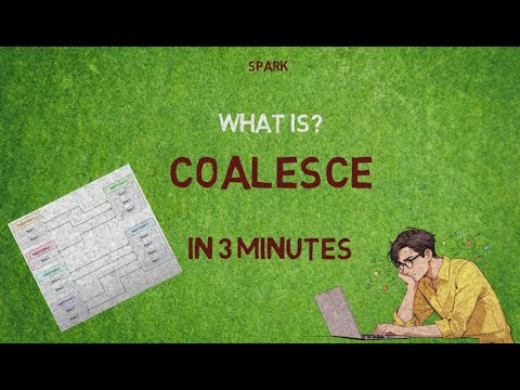 What is Coalesce in spark?  | Spark Optimization | IN 3 MINUTES | Definition | Applications