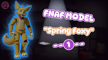 FNAF:Woven Spring Foxy |  SpeedModel Part 1 (Head)