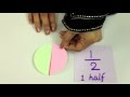 Fractions Part 2 - Grade 1 2 3 Mathematics - 1/4 One Quarter - 1/3 One Third - 3/4 Three Fourths