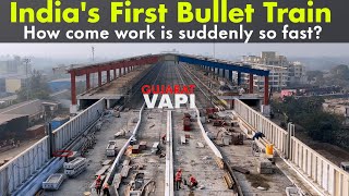 Bullet Train Station Vapi Gujarat First Operation Section Surat Vapi 2027