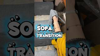 Old Sofa Renovation at Home 😍| Full Transformation #shorts