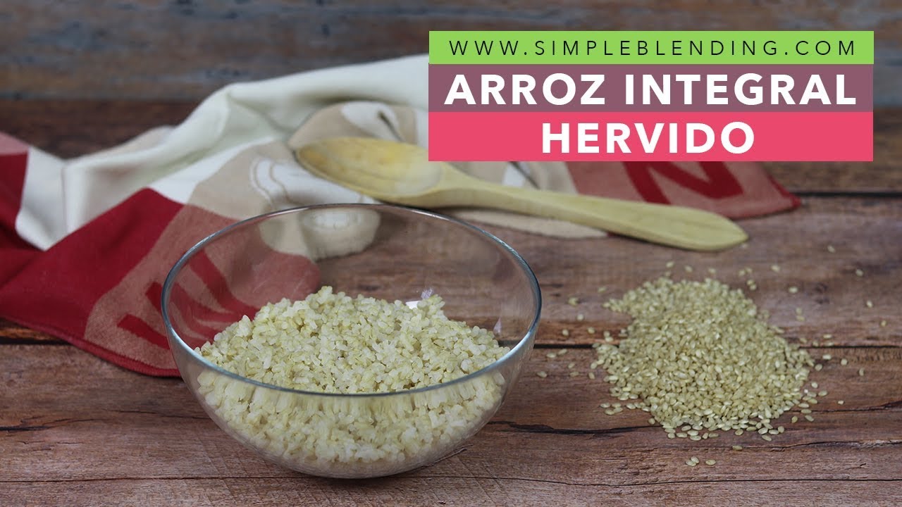 CÓMO PREPARAR EL MEJOR ARROZ INTEGRAL HERVIDO | El arroz integral más fácil