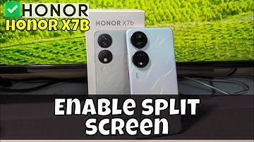 How To Split Screen Honor X7b || Enable split screen