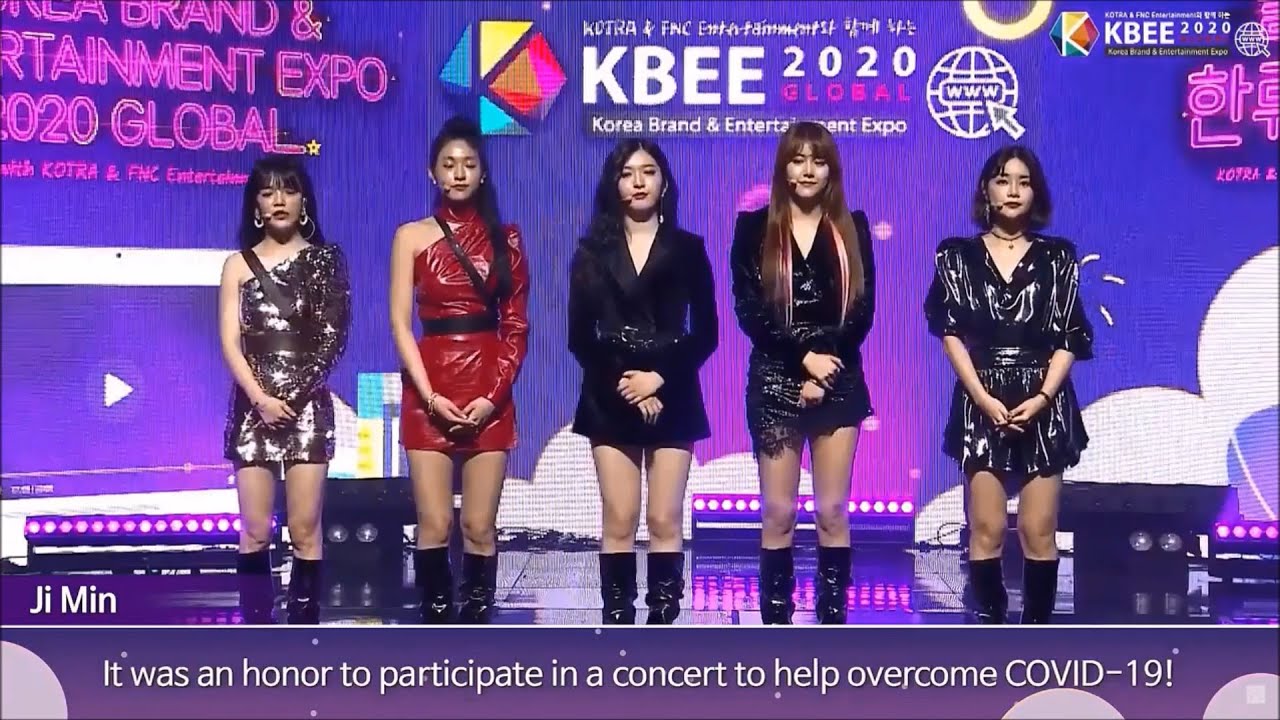 [ENG] 200613 AOA Come See Me + Miniskirt + Heart Attack @ Korea Brand & Entertainment Expo