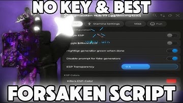 Forsaken Script | Guest Auto Block, Infinite Stamina, Auto generator