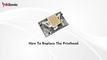 How to Replace the Printhead on R1390/L1800