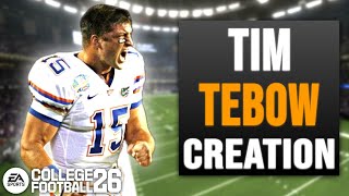 The BEST Tim Tebow Creation In College Football 26!