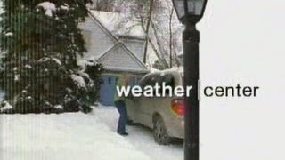 WeatherCenter open - Live By It - Brushing snow off vehicle
One of the various WeatherCenter opens that aired on The Weather Channel during the Live By It era from 2001 to 2003. WeatherCenter open - Live By It - Brushing snow off vehicle