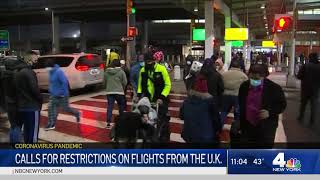 More Calls for UK Flight Ban as Mutated COVID-19 Strain Spreads | NBC New York