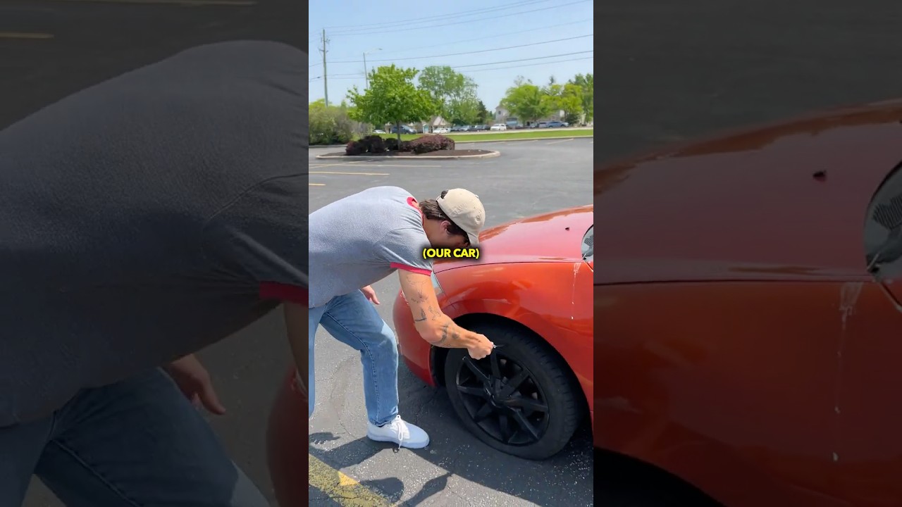 DARING A STRANGER TO SLASH A TIRE 😱
