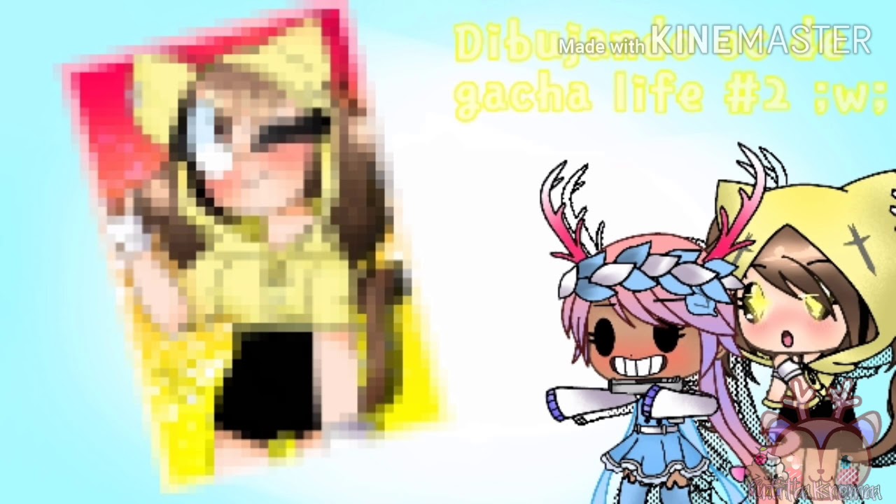 Dibujando oc de gacha life #2🌸 (en Twitter) - YouTube