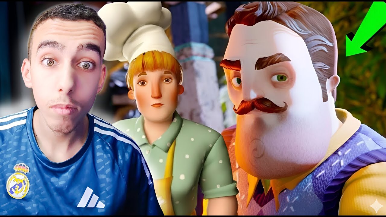 لجار النفسية #4 |  اكتشاف بيت الجار النفسية خاطف الاطفال 😱- Hello Neighbor 2