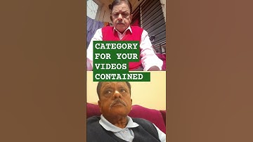 CATEGORY FOR YOUR YOUTUBE CHANNEL #youtubeuploader #videomakers #bestclip