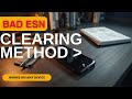 Bad ESN Cleared Using this Tool (Updated Method)