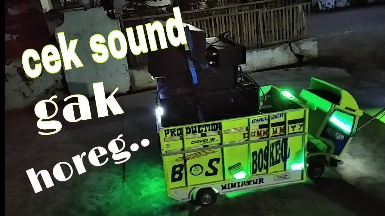 Cek sound  miniatur  truk  pakek SHOLAWATAN mantapp YouTube