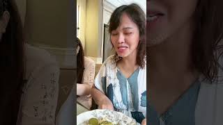 Bunda Corla Dan Maharani Makan Siang ikan Patin Kuah Asam Pedas 