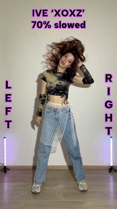 IVE ‘XOXZ’ Dance Tutorial Mirrored and 70% Slowed #IVE #아이브 #XOXZ #XOXZchallenge #Shorts #kpop