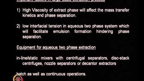 Mod-01 Lec-19 Liquid-Liquid extraction (continued)