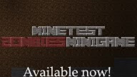 Minetest Zombies Minigame - Trailer