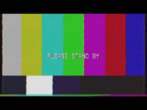 PLEASE STAND BY Vhs Crt Color TV Bars Screen Video Editing