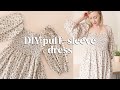 DIY Puff-Sleeve Dress | Made From Just Four Rectangles!