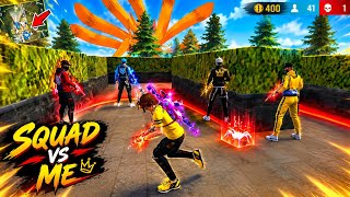 FREE FIRE KING IS BACK! 🔥 Solo vs Squad New Gameplay