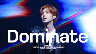 240409 EPEX 'YOUTH Chapter 1 : YOUTH DAYS' SHOWCASE Dominate 4K 에이든 focus 직캠