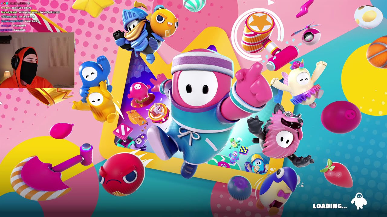 Peach Arkadaşlarıyla FALL GUYS Oynuyor