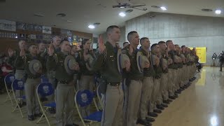 Gov. Newsom congratulates new CHP officers, citing their 'incredible heroism' and 'sacrifice'