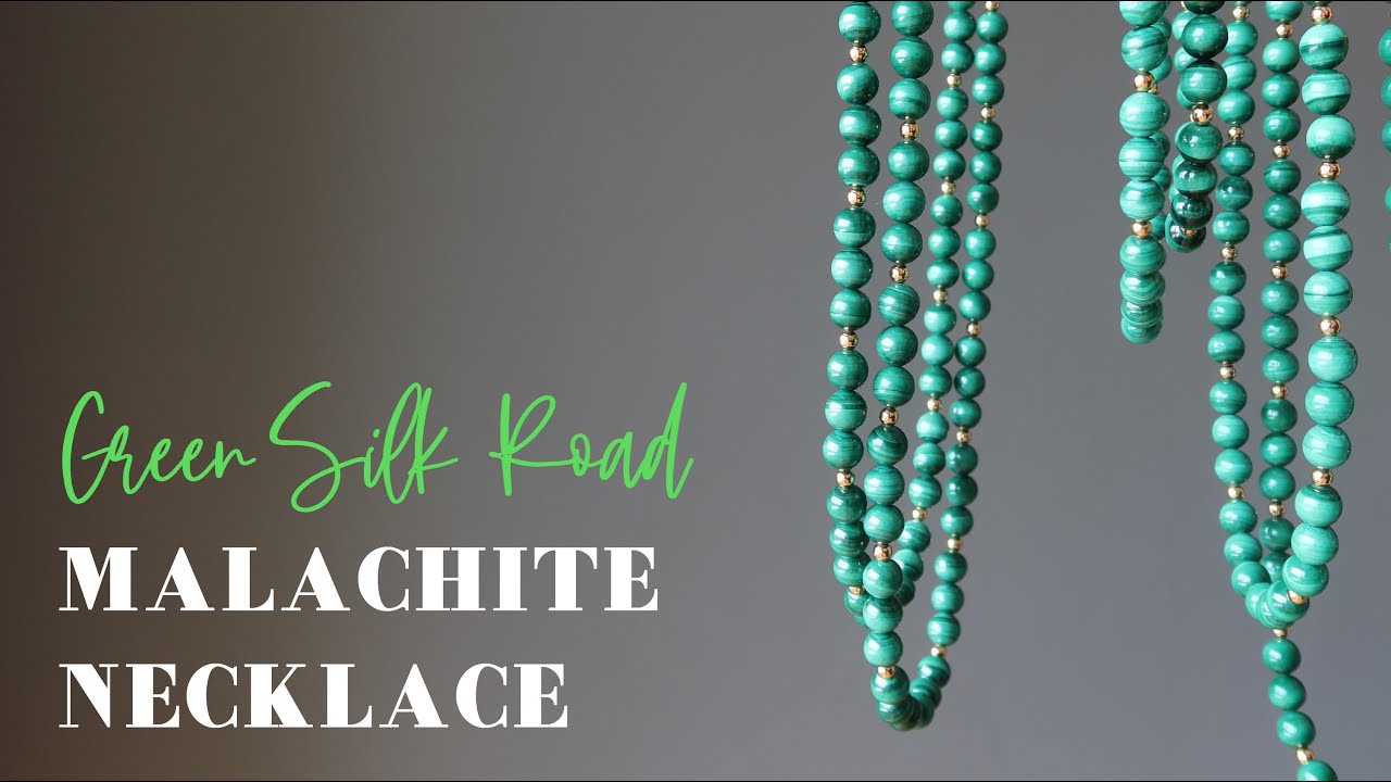 Shop Malachite Necklace - Green Silk Road