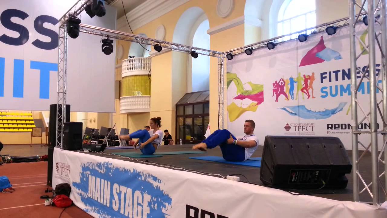 Katia Vasilenko & Grigory Churkaev - Pilates Choreography Fitness Summit 2013 St. Petersbourg