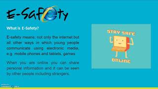 E-Safety Miss Rowe ISB  Year 8 - Computer Science lesson