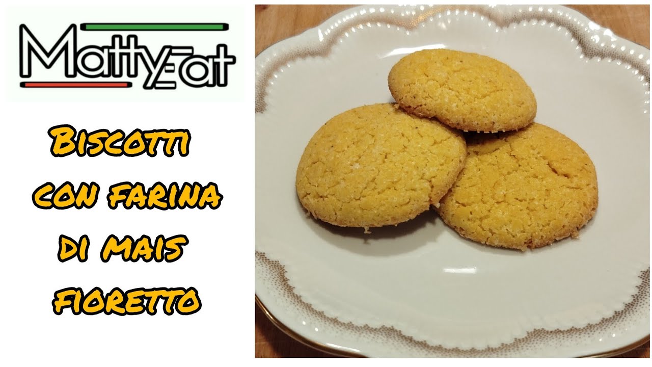 Biscotti con farina di mais fioretto