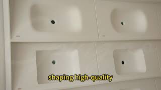Celebrity Cpingao Solid Surface Sanitary Ware Manufacturer——Acrylic Countertop Basin Profile