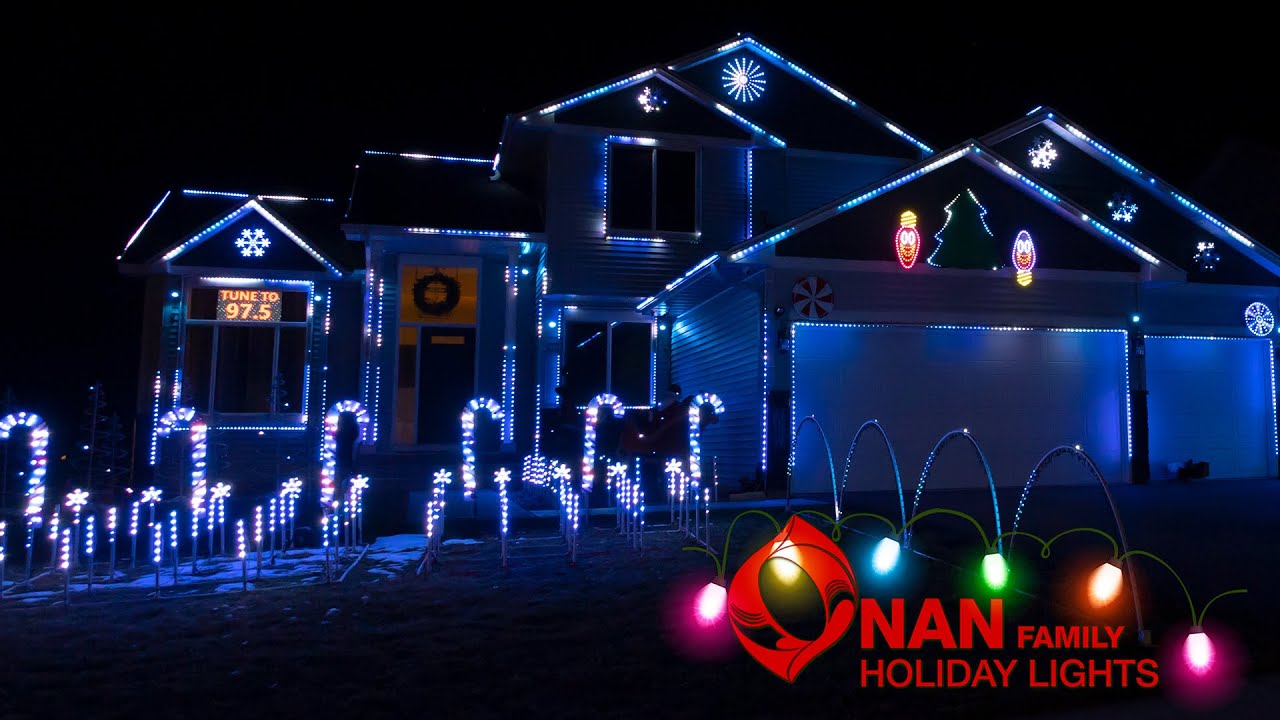 What A Glorious Night Christmas Lights Sidewalk Prophets Onan Family
