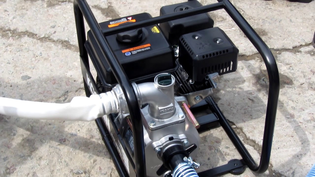 Обзор мотопомпы для полугрязной воды (Semi-Trash Pump) Кoshin STV-50x