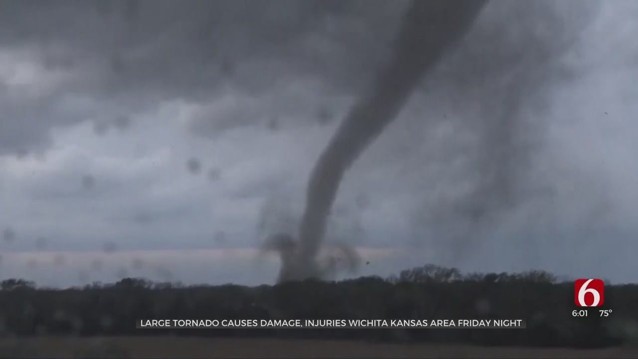 Tornado Rips Through Kansas, Causes Severe Damage - YouTube