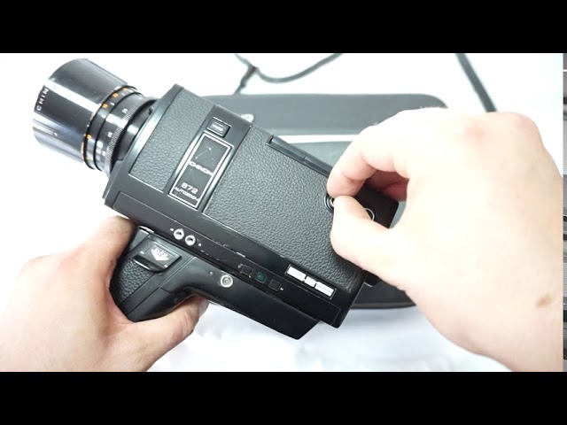 TOP CLASS 8mm film camera Chinon 872 Super 8 camera TESTED | Free