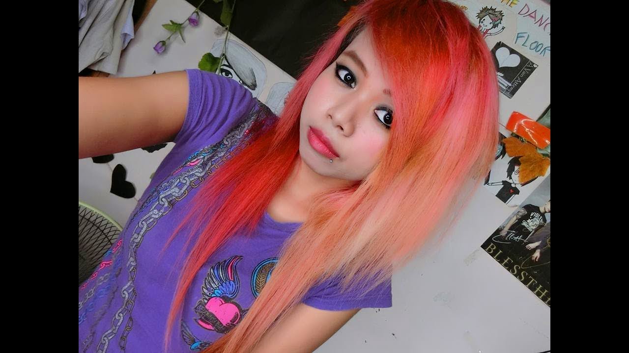 My Emo Scene Makeup And Hair Routine Tutorial ♥ Youtube