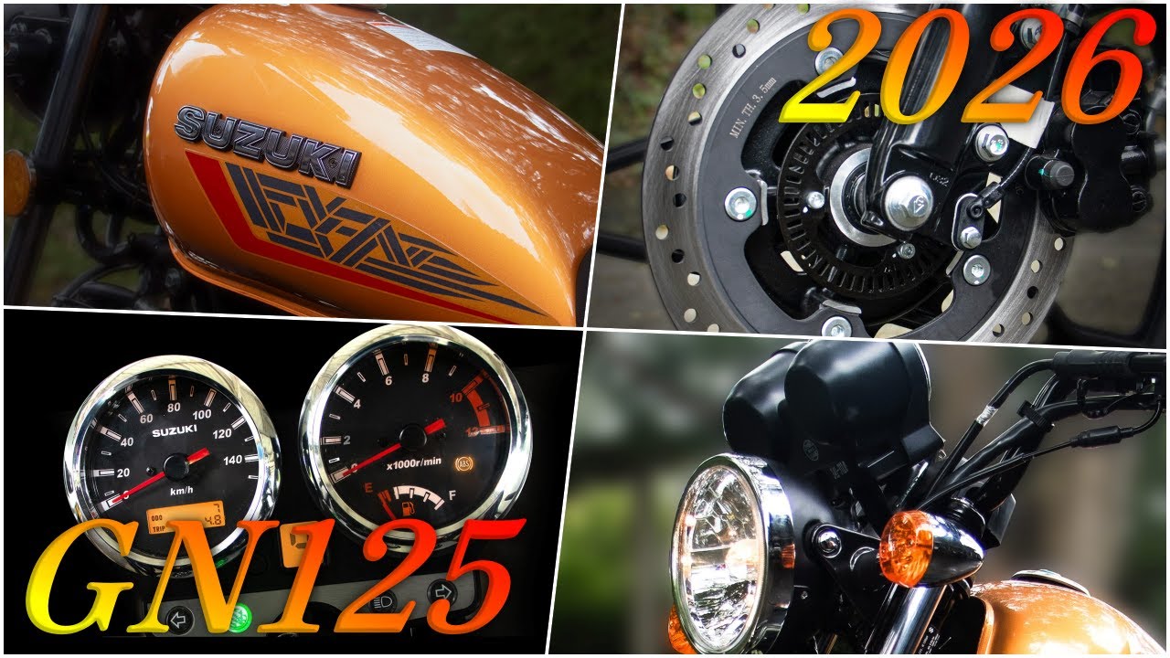 SUZUKI GN125 2026年モデルの海外版情報まとめ【レジェンドバイクの現行モデル】